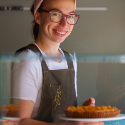 Tine Devriese banketbakker in Milaan